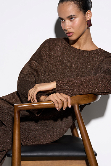 Джемпер с люрексом