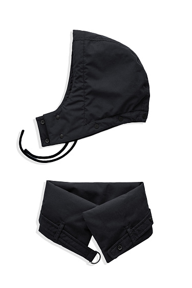 Парка на синтепоне с дополнительным воротником