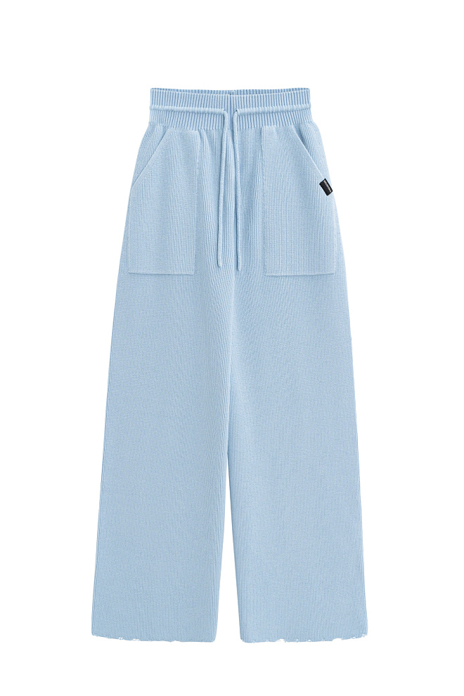 Брюки из хлопка на кулиске