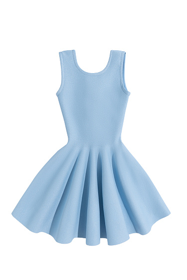 Трикотажное платье мини с люрексом