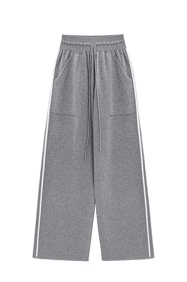 Трикотажные брюки из кашемира и шерсти