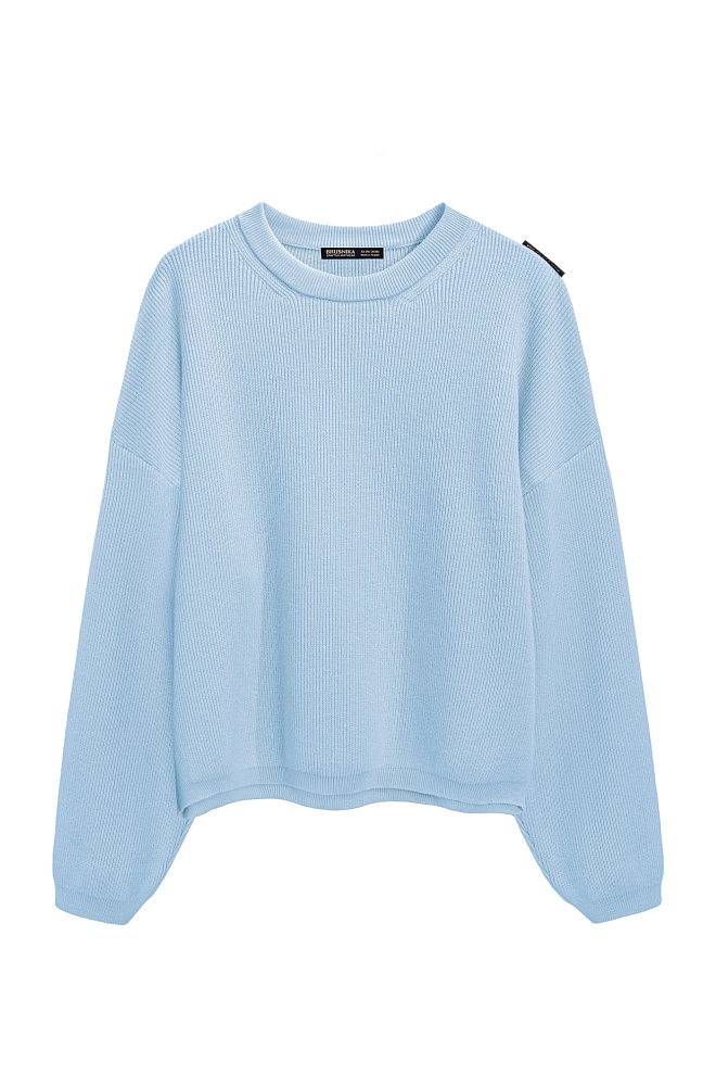 Укороченный джемпер из хлопка