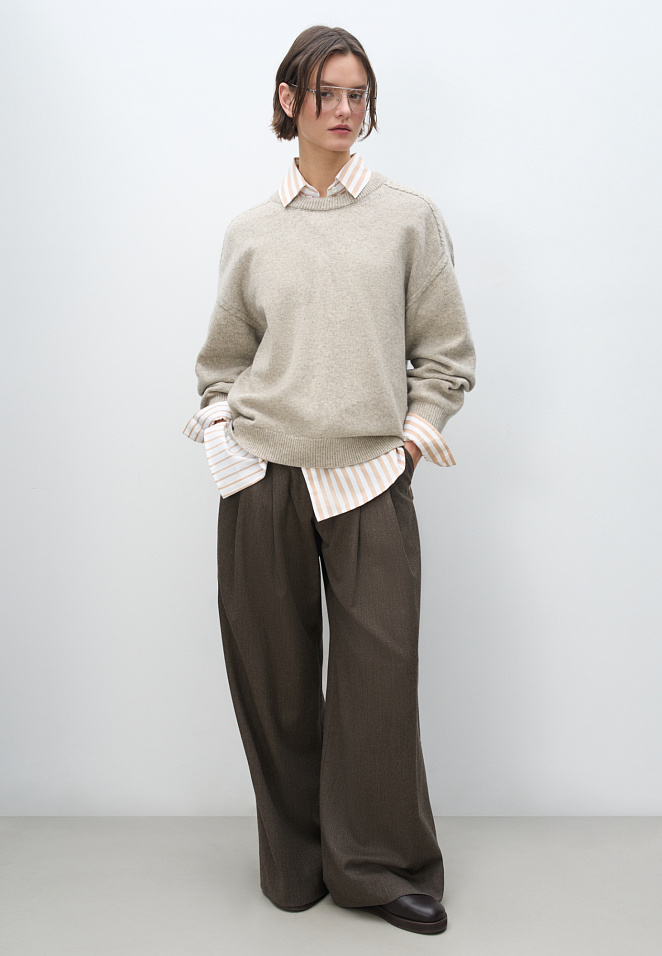 Джемпер из шерсти яка