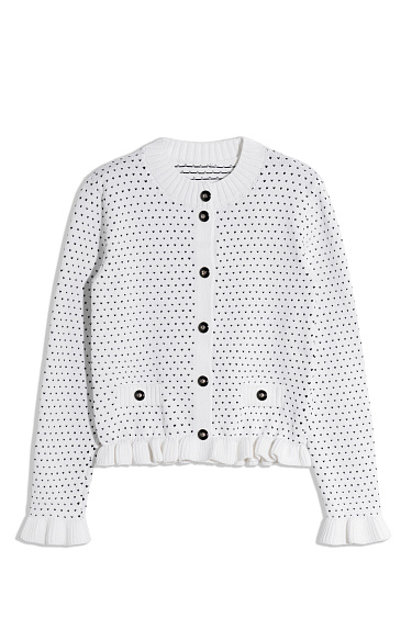 Кардиган с жаккардовым рисунком