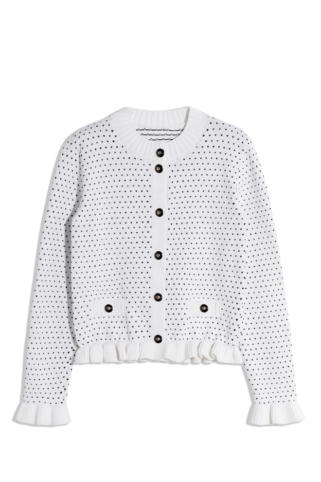 Кардиган с жаккардовым рисунком