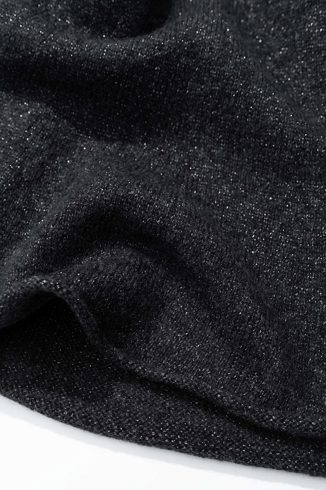 Приталенный джемпер с люрексом