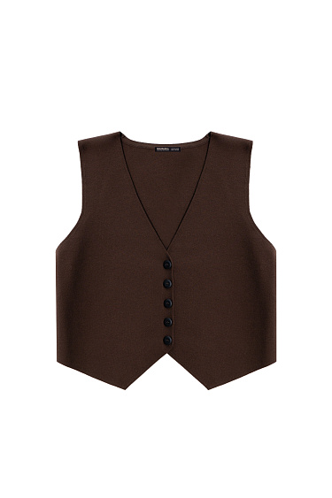 Трикотажный жилет из вискозы