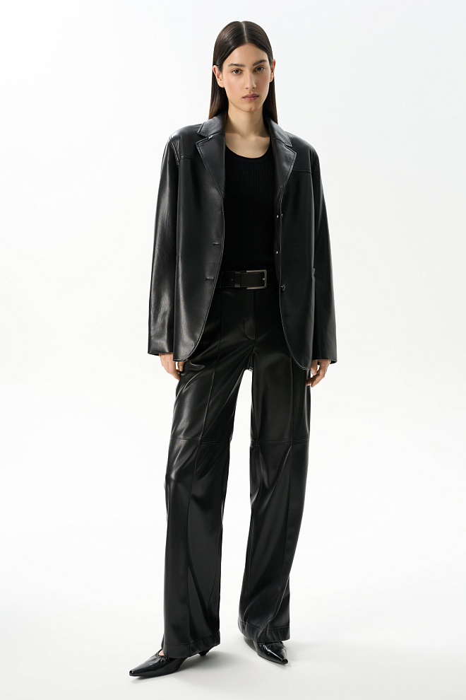 Жакет из экокожи