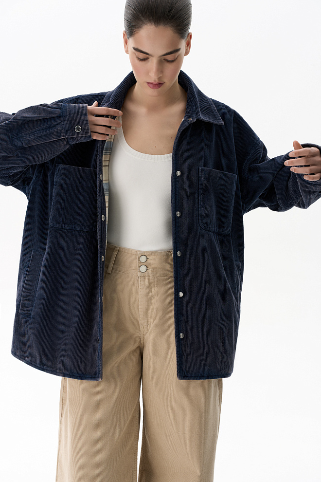 Вельветовая куртка из хлопка