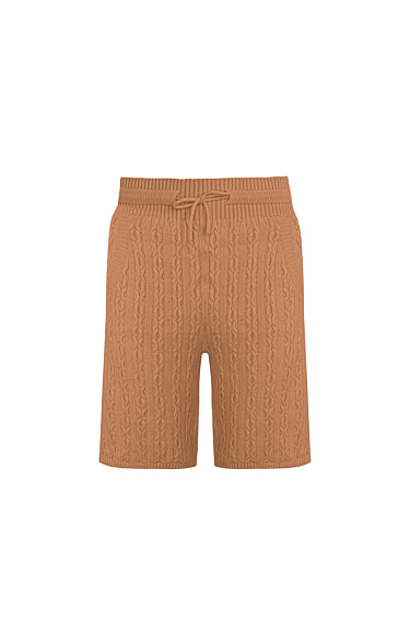 Трикотажные шорты из шерсти с кашемиром