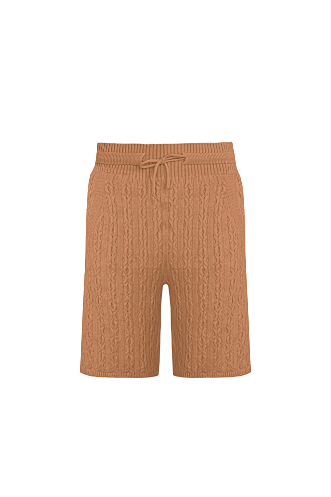 Трикотажные шорты из шерсти с кашемиром
