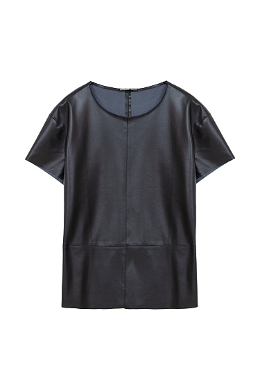 Футболка из экокожи