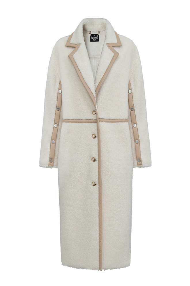 Пальто из натуральной шерсти