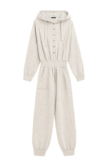 Трикотажный комбинезон из кашемира и шерсти
