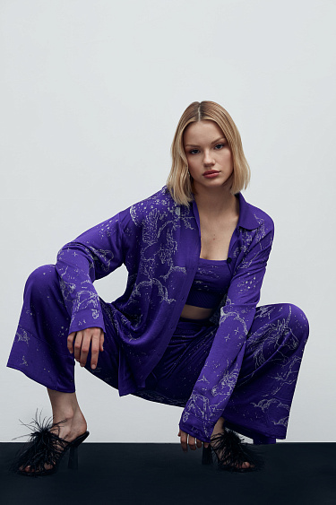 Кардиган с принтом