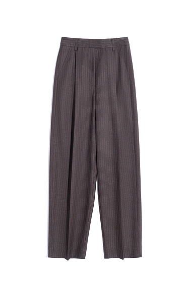 Брюки из вискозы в полоску