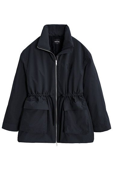 Парка на синтепоне с дополнительным воротником