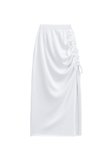 Юбка макси с драпировкой 