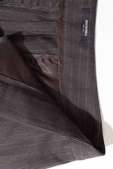 Брюки из вискозы в полоску