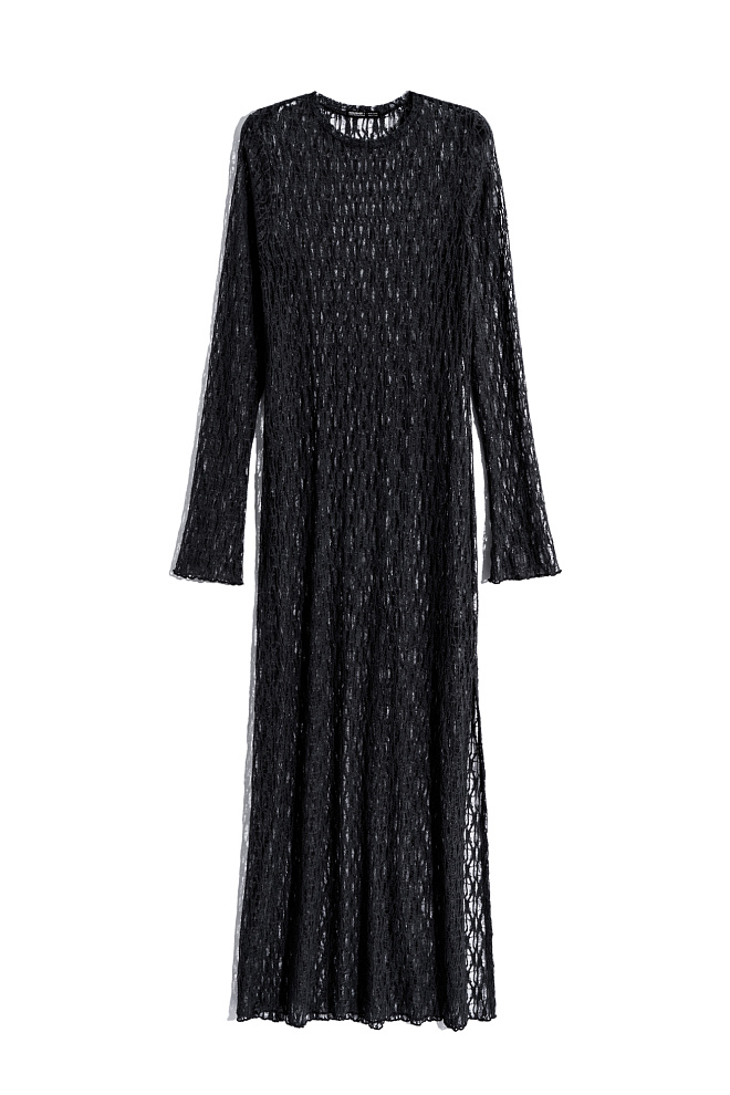 Кружевное платье макси