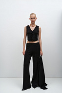 Трикотажные брюки прямого кроя , S