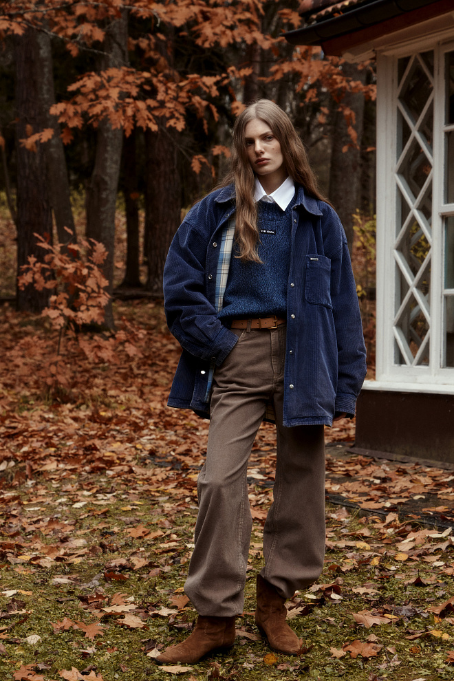 Вельветовая куртка из хлопка