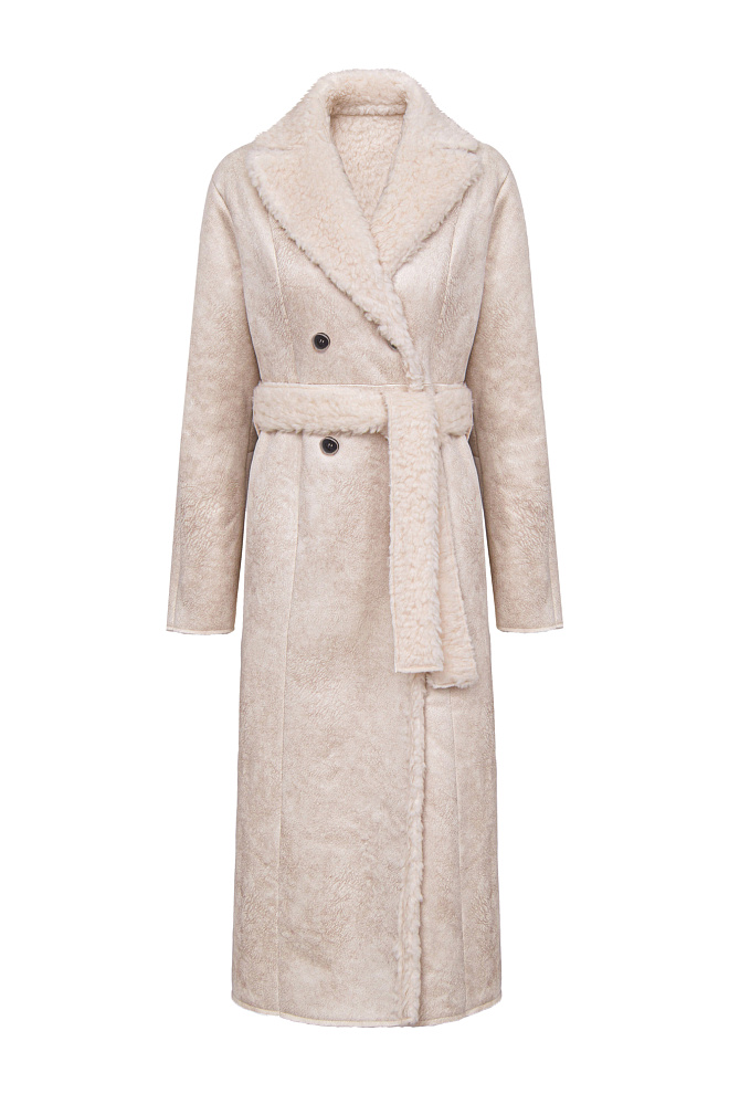 Двустороннее пальто из шерсти