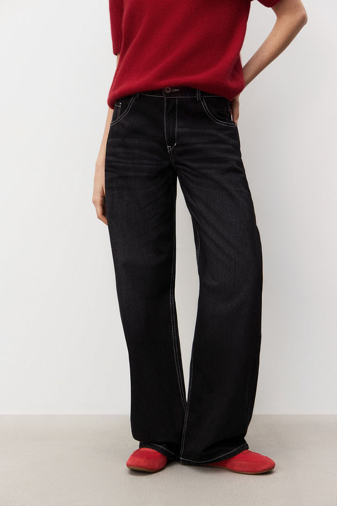 Классические джинсы из 100% хлопка