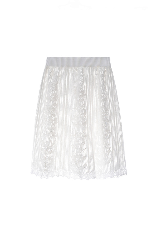 Ажурная юбка мини