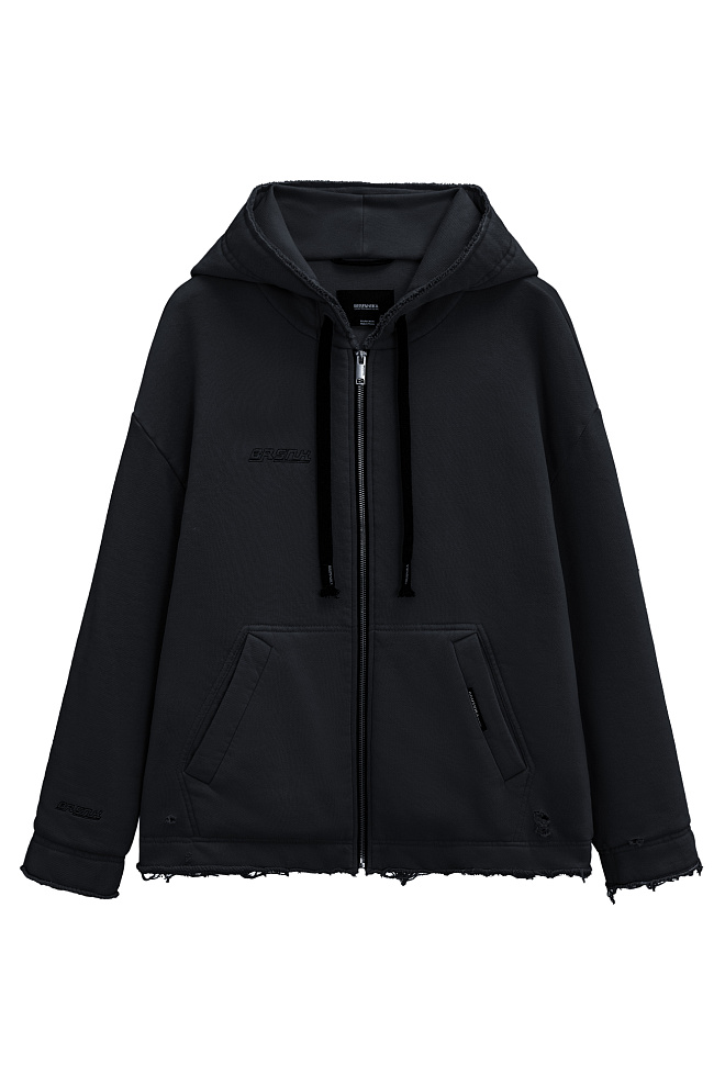 Худи из футера с капюшоном