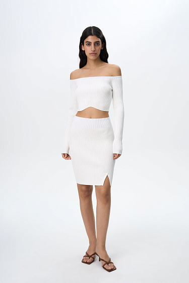 Юбка мини из вискозы