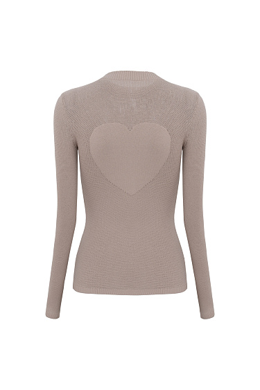 Лонгслив с сердцем на спине