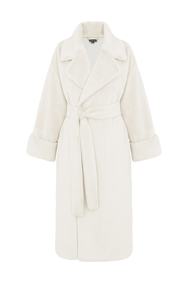 Шуба из экомеха на запах