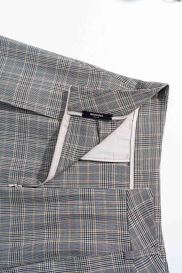 Юбка мини в клетку гленчек