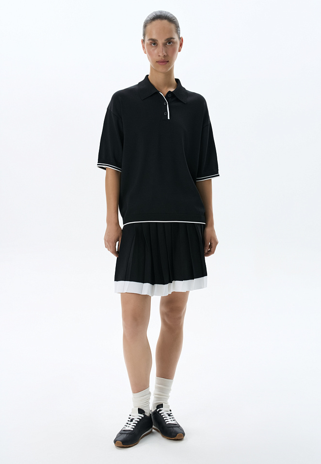 Теннисная юбка плиссе