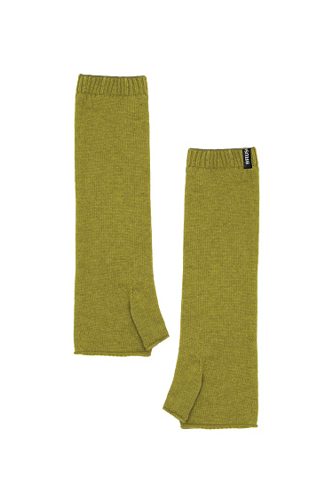 Трикотажные митенки из кашемира и шерсти