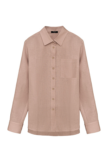 Классическая рубашка из 100% льна