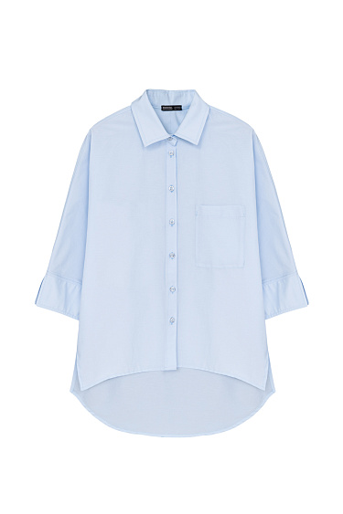 Классическая рубашка с рукавом 3/4