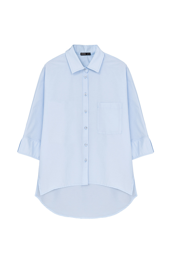 Классическая рубашка с рукавом 3/4