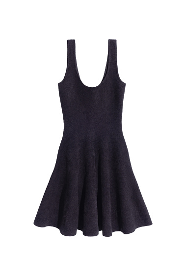 Трикотажное платье мини