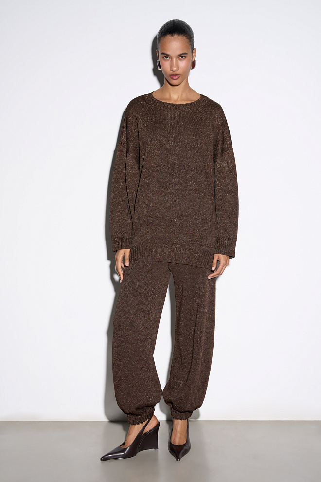 Джемпер с люрексом