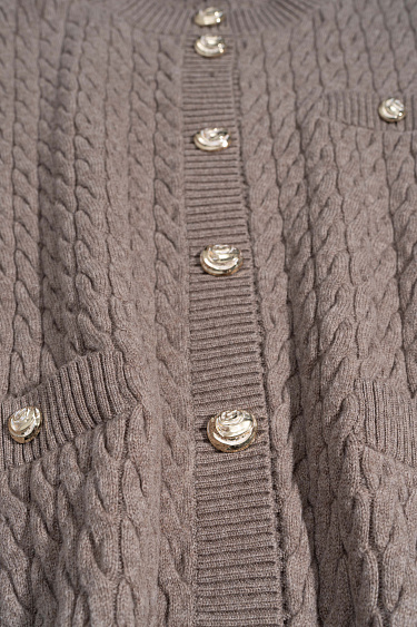 Кардиган из шерсти мериноса экстрафайн 