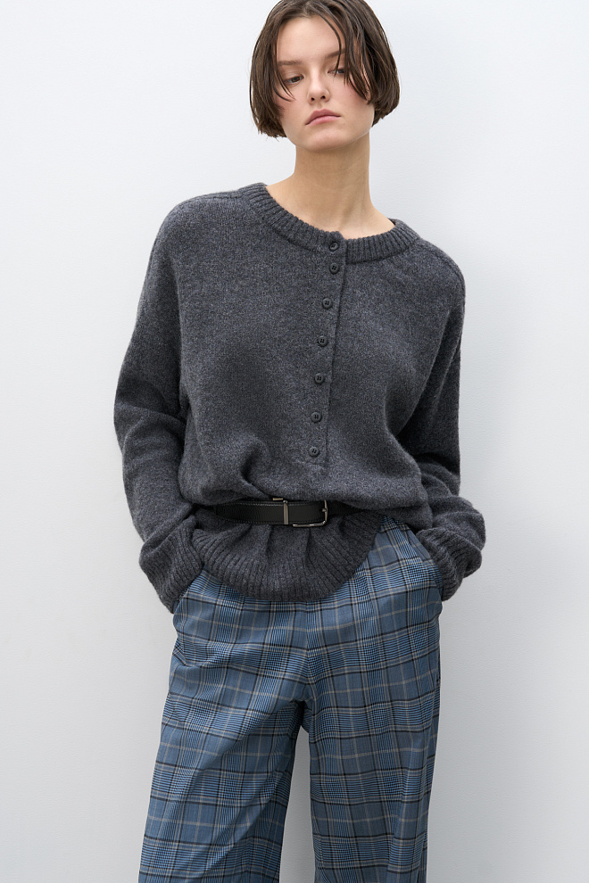 Джемпер из шерсти яка