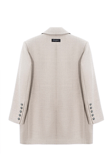 Пальто-жакет в полоску