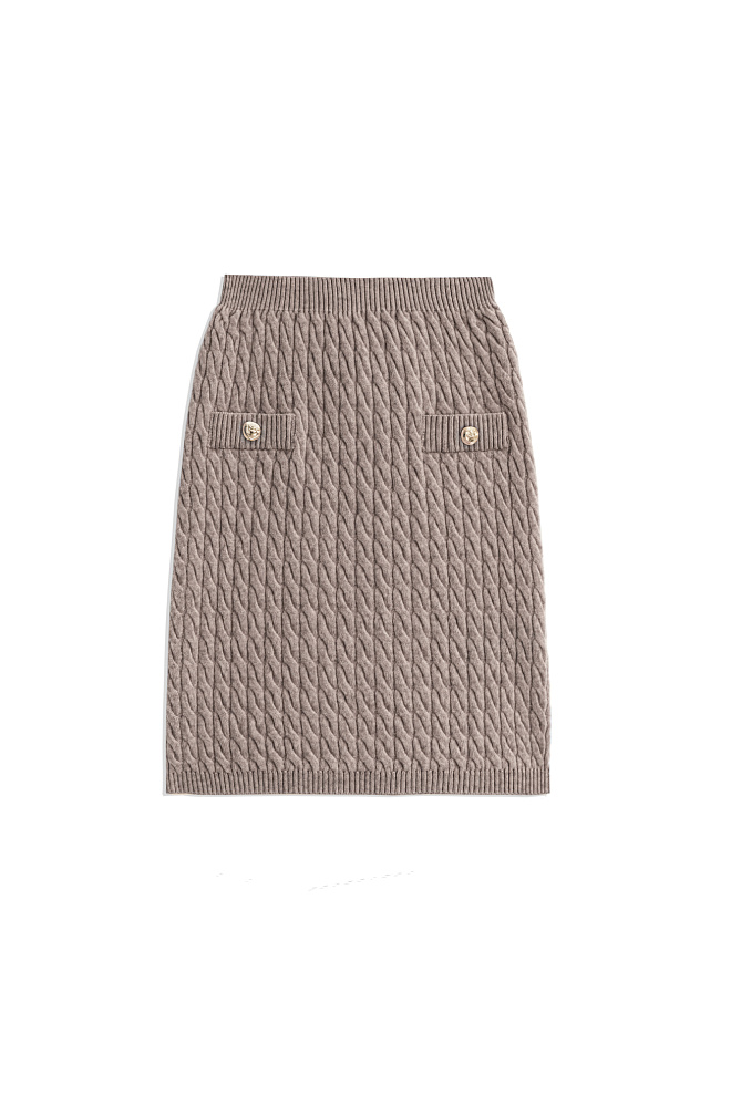 Юбка мини из шерсти мериноса экстрафайн