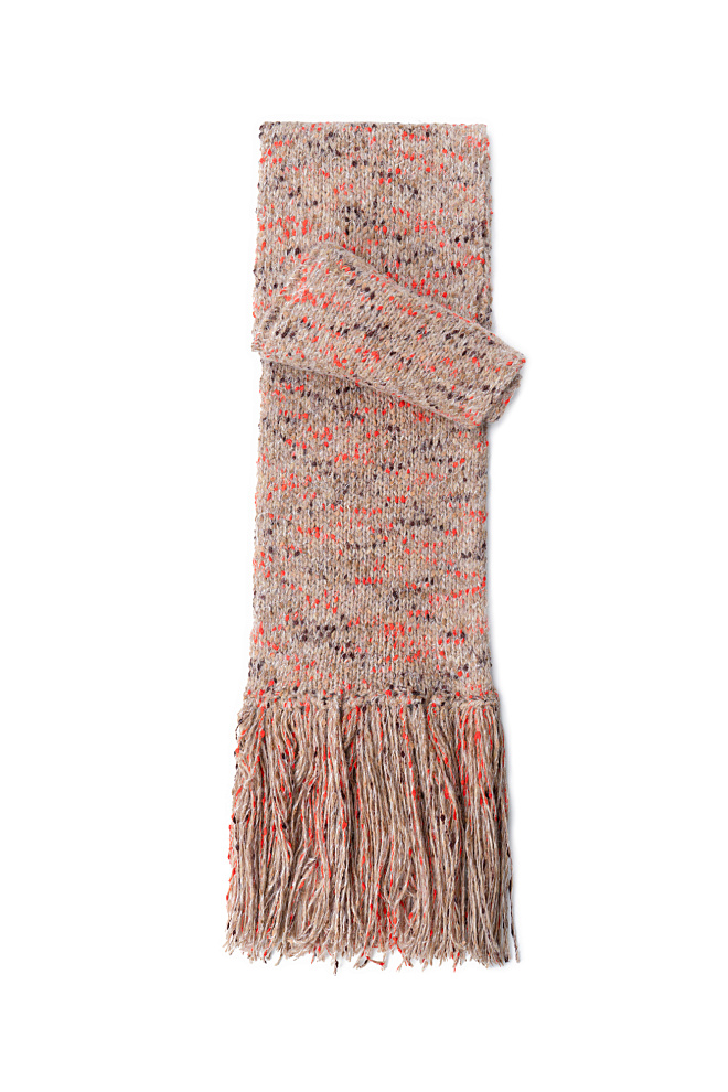 Шарф с шерстью альпака