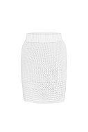 Юбка мини из 100% хлопка, XS
