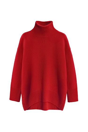 Джемпер с высоким воротом