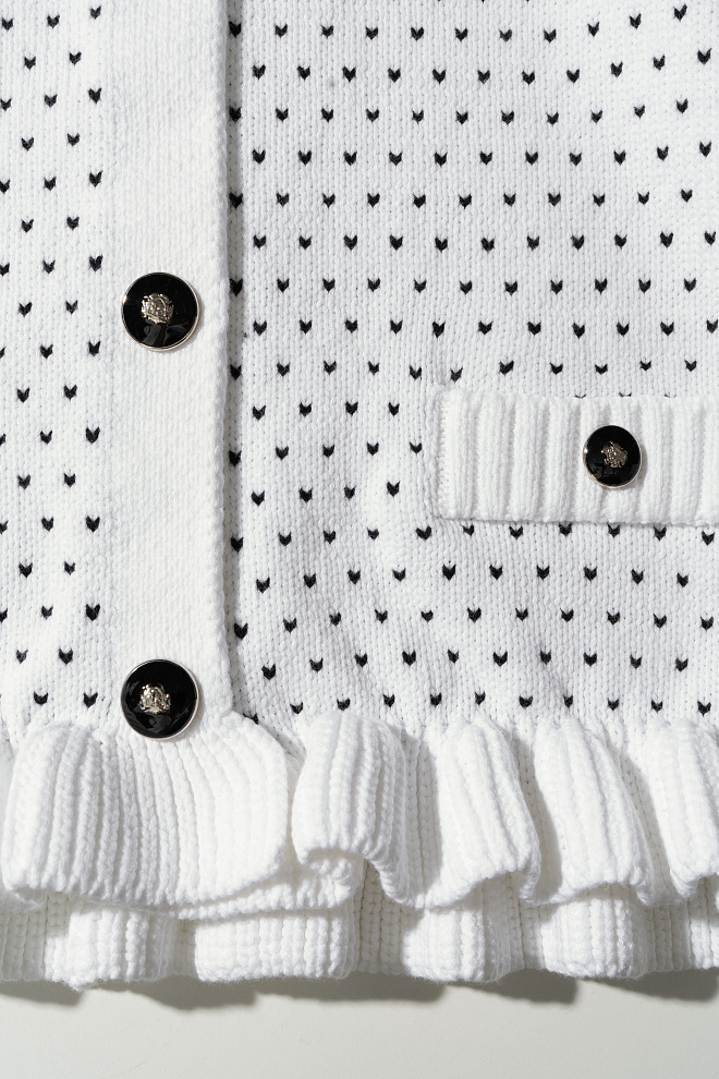 Кардиган с жаккардовым рисунком