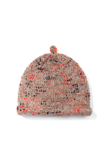 Шапка с шерстью альпака